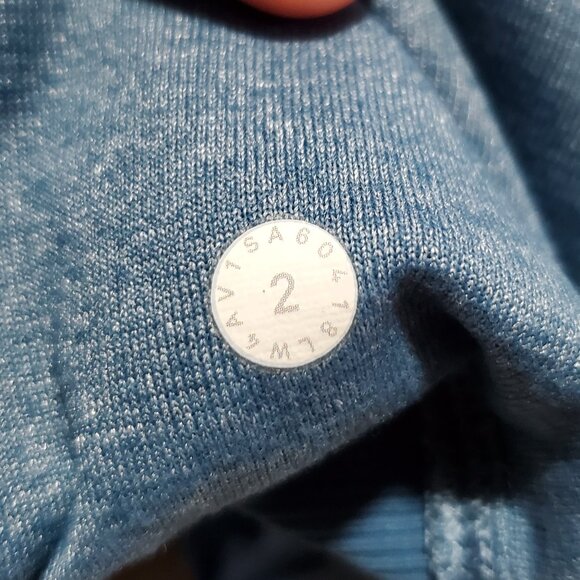 LULULEMON Dance Studio Rib Sleeve Jacket Reversible Slim Petrol Blue Women's 2 - Picture 14 of 16